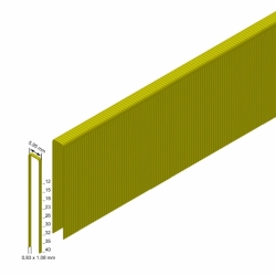 ES od 15 do 40 mm,pneumatická sponkovačka 