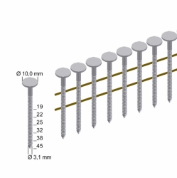 pre klince typu CNZ od 19 - 45 mm pneumatická klincovačka