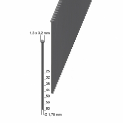 pre klince typu DA od 25 - 63 mm pneumatické klincovačky