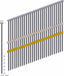 pre klince typu RK od 50 - 90 mm pneumatické klincovačky