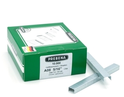 PREBENA A08CNK - Spony do sponkovačky výška 8mm šírka 12,8mm (bal. 10000ks) 