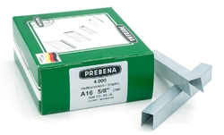 PREBENA A16CNK - Spony do sponkovačky výška 16mm šírka 12,8mm (bal. 4000ks)  