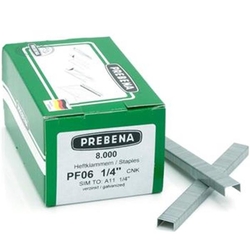 PREBENA PF06CNK - Spony do sponkovačky výška 6 mm šírka 10,6 mm, (bal. 8 000ks)  