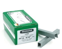 PREBENA PF14CNK - Spony do sponkovačky výška 14 mm šírka 10,6 mm, (bal. 3000ks) 